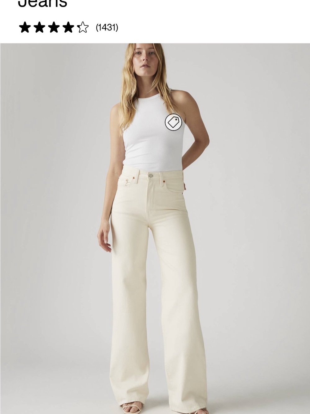 Levi's Ribcage Wide Leg Jeans
